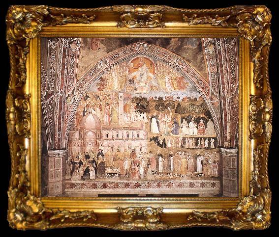 framed  ALBERTINELLI  Mariotto The Church Militant and Triumphant, ta009-2