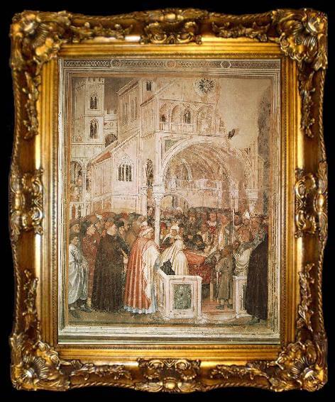 framed  ALTICHIERO da Zevio Death of St Lucy, ta009-2