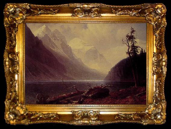 framed  Albert Bierstadt Lake Louise, ta009-2