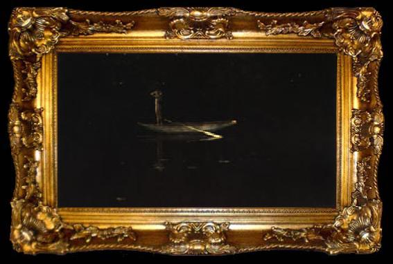 framed  Alexander Harrison Solitude, ta009-2