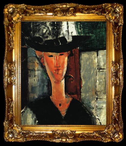 framed  Amedeo Modigliani Madam Pompadour, ta009-2