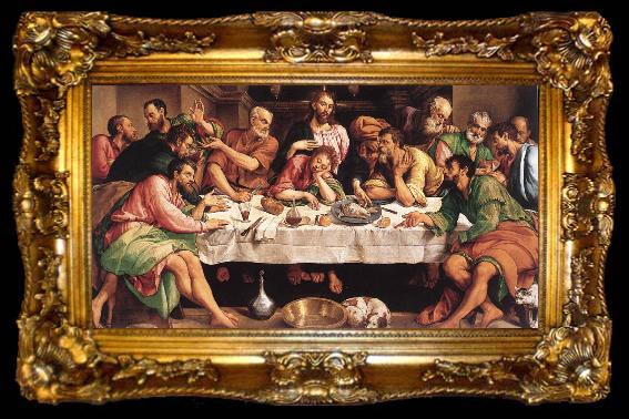 framed  BASSANO, Jacopo The Last Supper ugkhk, ta009-2