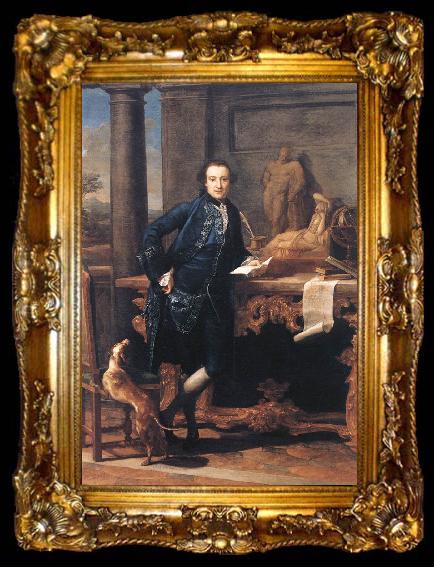 framed  BATONI, Pompeo Portrait of Charles Crowle, ta009-2