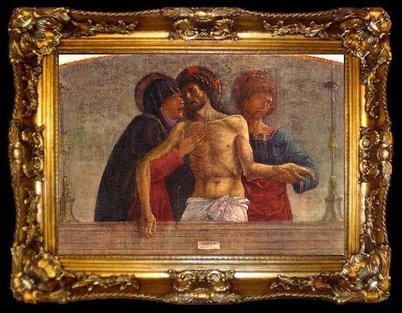 framed  BELLINI, Giovanni Pieta (detail)  2245, ta009-2
