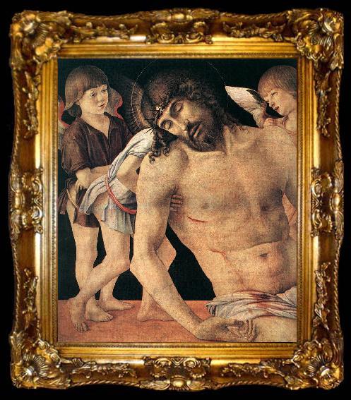 framed  BELLINI, Giovanni Pieta  (detail), ta009-2