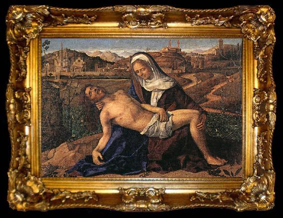 framed  BELLINI, Giovanni Pieta ytnb, ta009-2