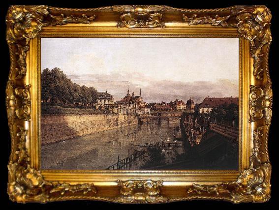 framed  BELLOTTO, Bernardo Zwinger Waterway, ta009-2