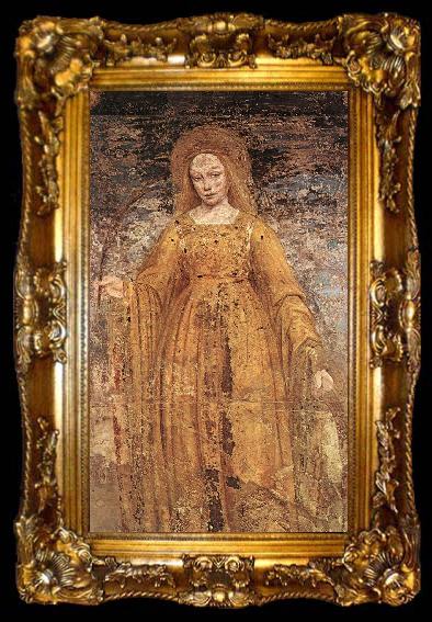 framed  BORGOGNONE, Ambrogio St Catherine of Alexandria fd, ta009-2