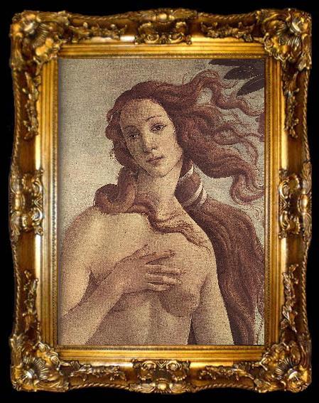 framed  BOTTICELLI, Sandro The Birth of Venus (detail) ff, ta009-2