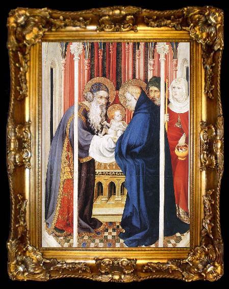 framed  BROEDERLAM, Melchior The Presentation of Christ g, ta009-2