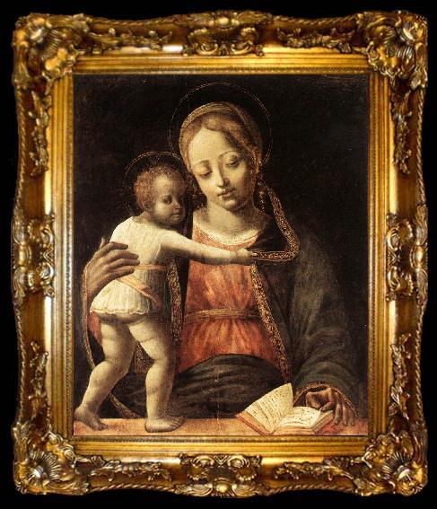 framed  BUTINONE, Bernardino Jacopi Madonna and Child fdg, ta009-2