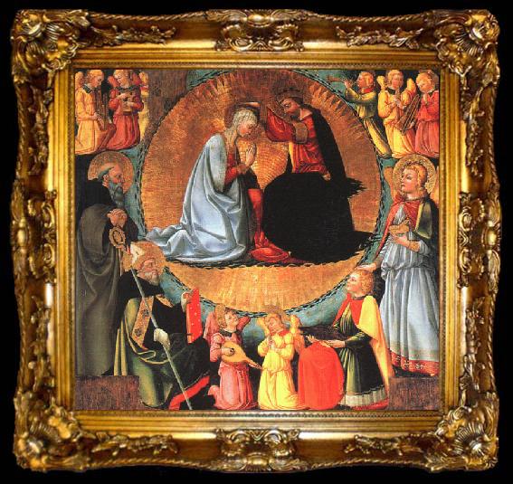 framed  Bicci, Neri di The Coronation of the Virgin, ta009-2