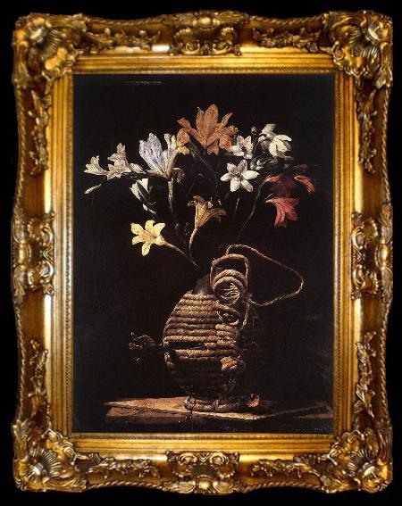 framed  CAGNACCI, Guido Flowers in a Flask d, ta009-2