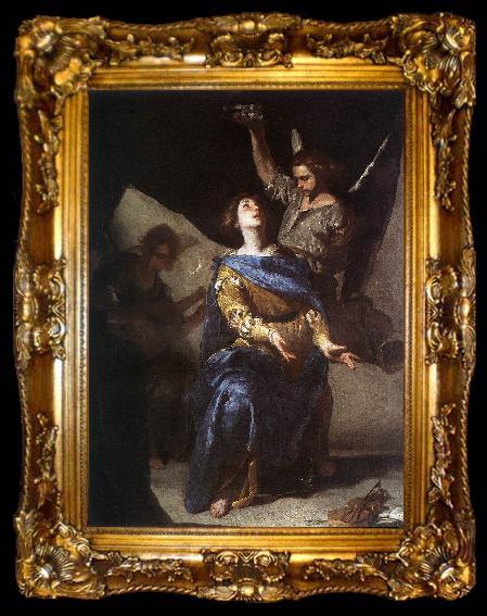 framed  CAVALLINO, Bernardo The Ecstasy of St Cecilia df, ta009-2