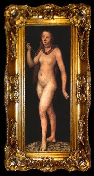 framed  CRANACH, Lucas the Elder Lucretia df, ta009-2