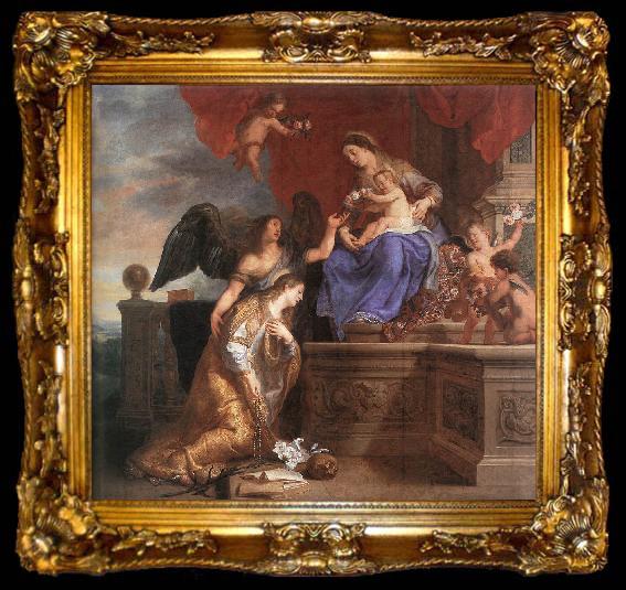 framed  CRAYER, Gaspard de The Coronation of St Rosalie dfgh, ta009-2