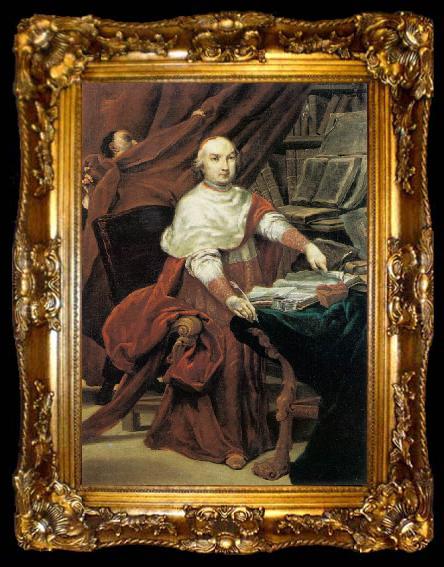 framed  CRESPI, Giuseppe Maria Cardinal Prospero Lambertini dfg, ta009-2