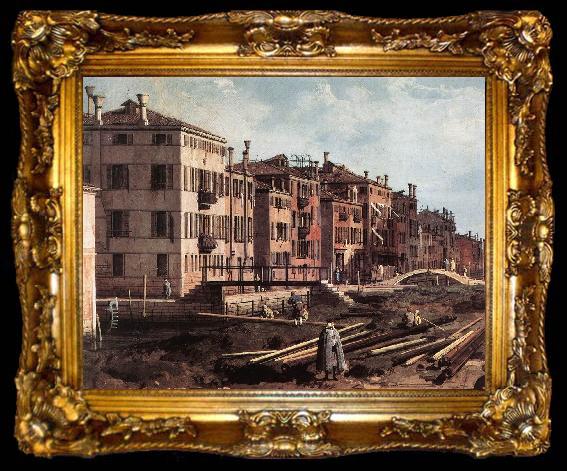framed  Canaletto View of San Giuseppe di Castello (detail) f, ta009-2