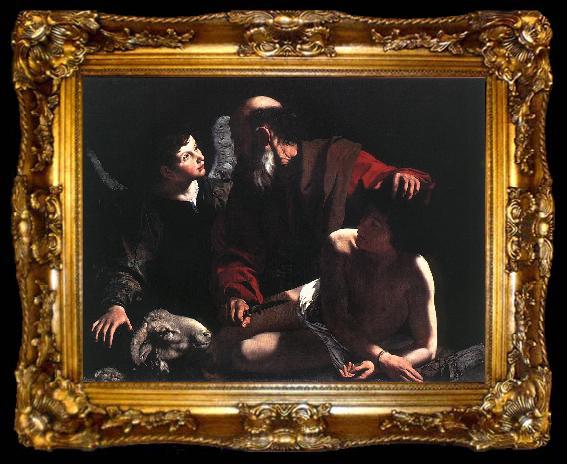 framed  Caravaggio The Sacrifice of Isaac, ta009-2