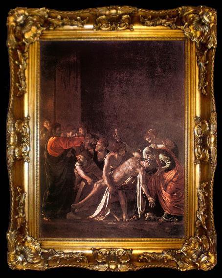 framed  Caravaggio The Raising of Lazarus fg, ta009-2