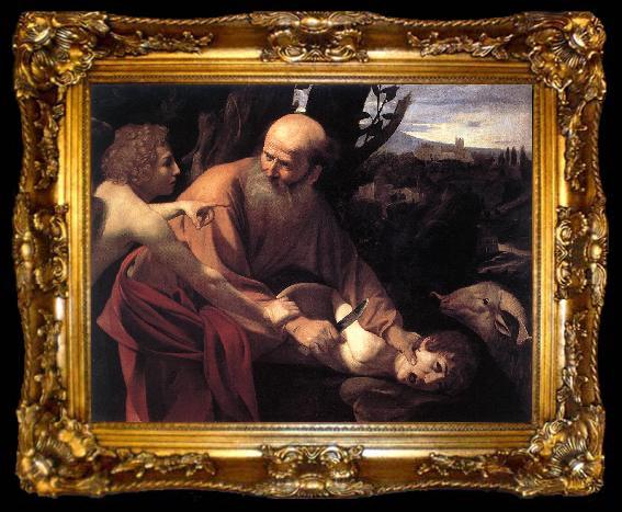 framed  Caravaggio The Sacrifice of Isaac fdg, ta009-2