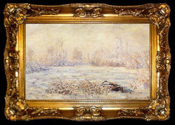 framed  Claude Monet Hoarfrost, ta009-2