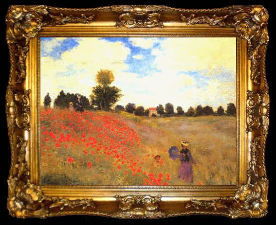 framed  Claude Monet Poppies at Argenteuil, ta009-2