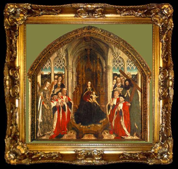 framed  DALMAU, Lluis Altarpiece of the Councillors dfgh, ta009-2