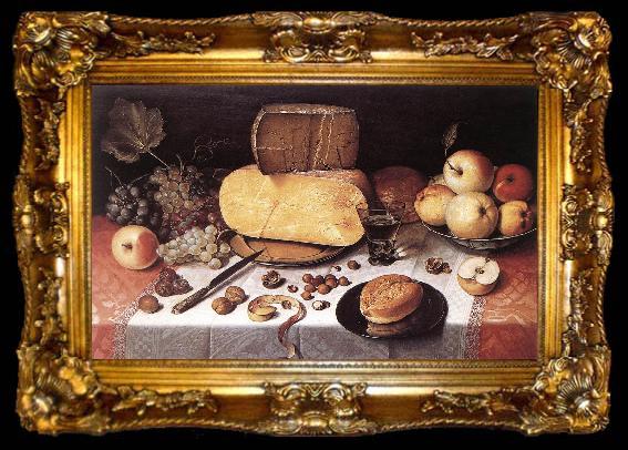 framed  DIJCK, Floris Claesz van Still-life oow, ta009-2
