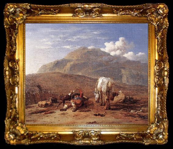 framed  DUJARDIN, Karel Young Shepherd dg, ta009-2