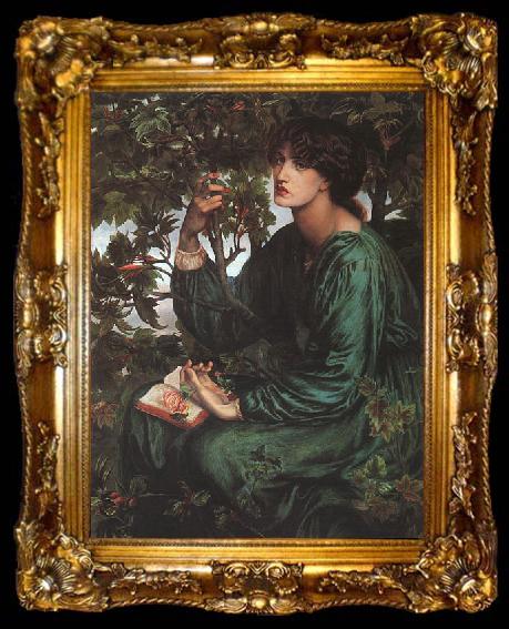 framed  Dante Gabriel Rossetti The Day Dream, ta009-2