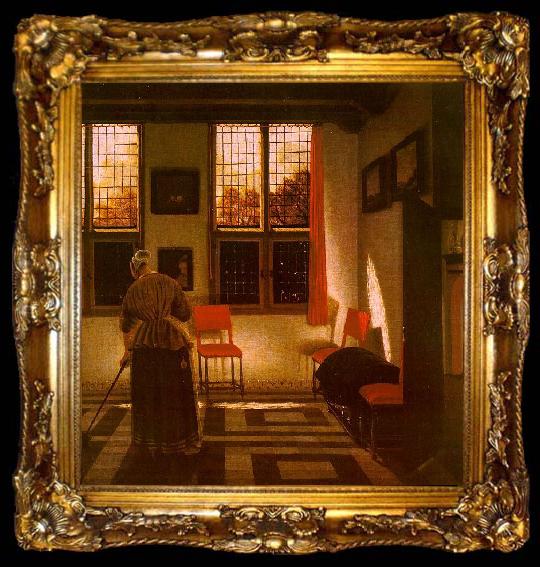 framed  ELINGA, Pieter Janssens Room in a Dutch House g, ta009-2