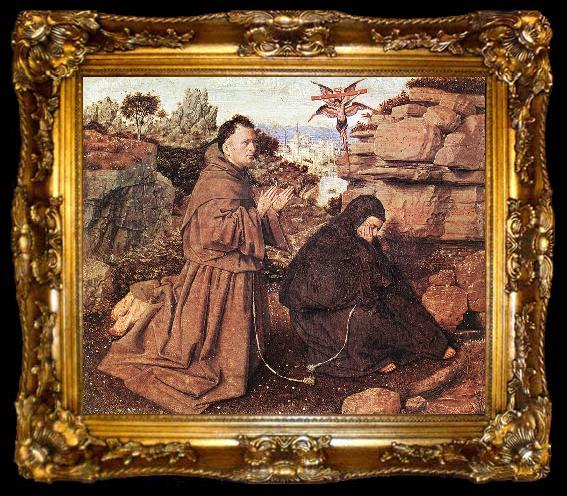 framed  EYCK, Jan van Stigmatization of St Francis df, ta009-2