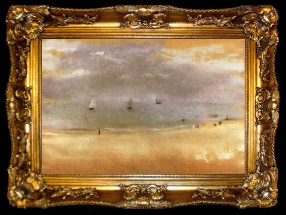 framed  Edgar Degas Beach Landscape_2, ta009-2