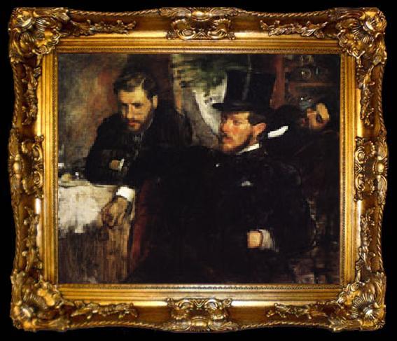 framed  Edgar Degas Jeantaud Linet and Laine, ta009-2