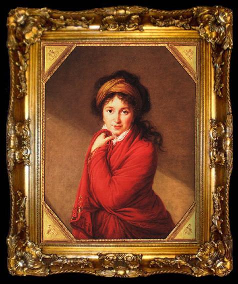 framed  Elisabeth LouiseVigee Lebrun Countess Golovine, ta009-2