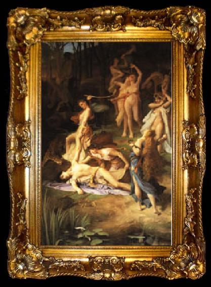 framed  Emile Levy Death of Orpheus, ta009-2
