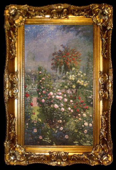 framed  Ernest Quost Roses,Decorative Panel, ta009-2