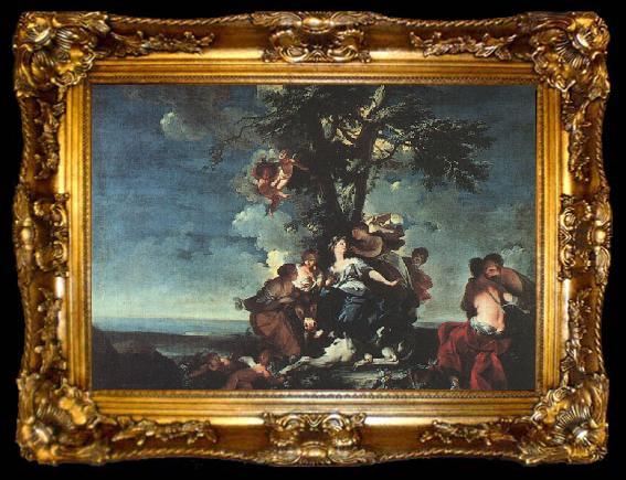 framed  FERRETTI, Giovanni Domenico The Rape of Europa d1582g, ta009-2