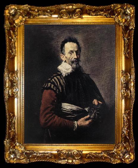 framed  FETI, Domenico Portrait of an Actor dfg, ta009-2