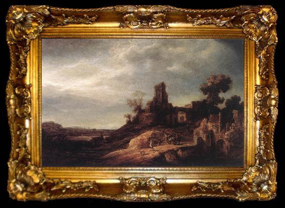 framed  FLINCK, Govert Teunisz. Landscape dg, ta009-2