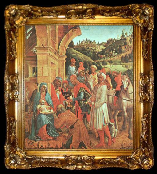 framed  FOPPA, Vincenzo The Adoration of the Kings dfg, ta009-2