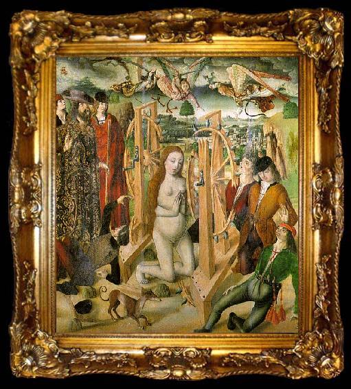 framed  Fernando  Gallego The Martyrdom of Saint Catherine, ta009-2