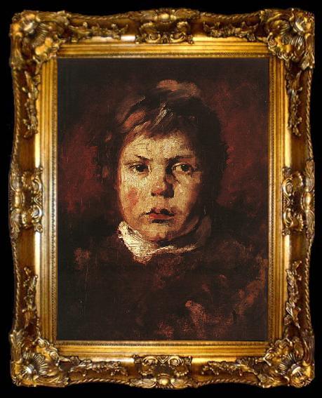 framed  Frank Duveneck A Child