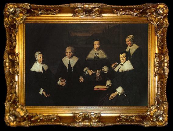 framed  Frans Hals The Women Regents of the Haarlem Almshouse, ta009-2