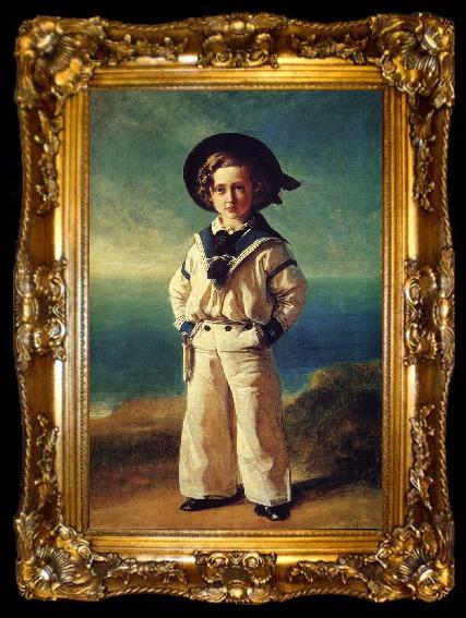framed  Franz Xaver Winterhalter Albert Edward, Prince of Wales, ta009-2