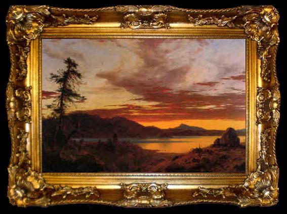 framed  Frederick Edwin Church Sunset, ta009-2