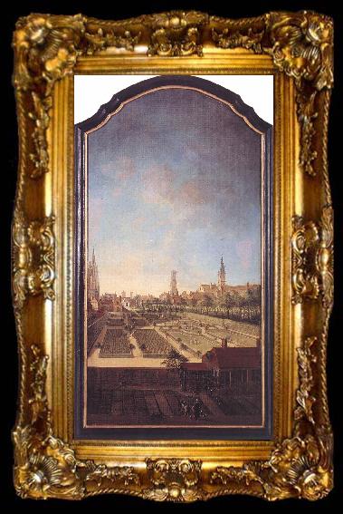 framed  GAREMIJN, Jan Antoon Garden of the Willaeys-Vleys Family at Groeninge, Bruges, ta009-2