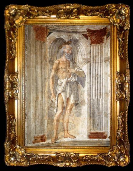 framed  GHIRLANDAIO, Domenico St Jerome fgh, ta009-2