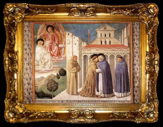 framed  GOZZOLI, Benozzo Scenes from the Life of St Francis (Scene 4, south wall) sdg, ta009-2